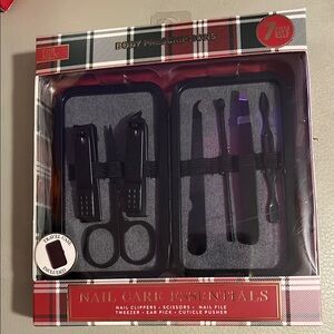 7 Pieces Set and Case Body Prescriptions Nail Care Essentials Set for Men.
